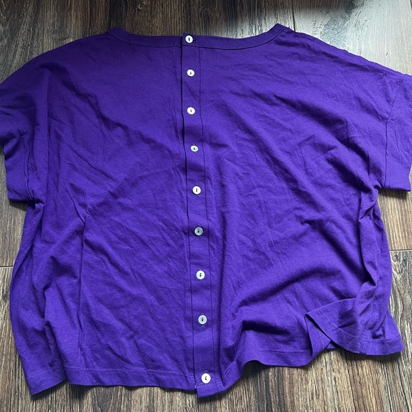 F21 Purple Tshirt Size L - Picture 2 of 4